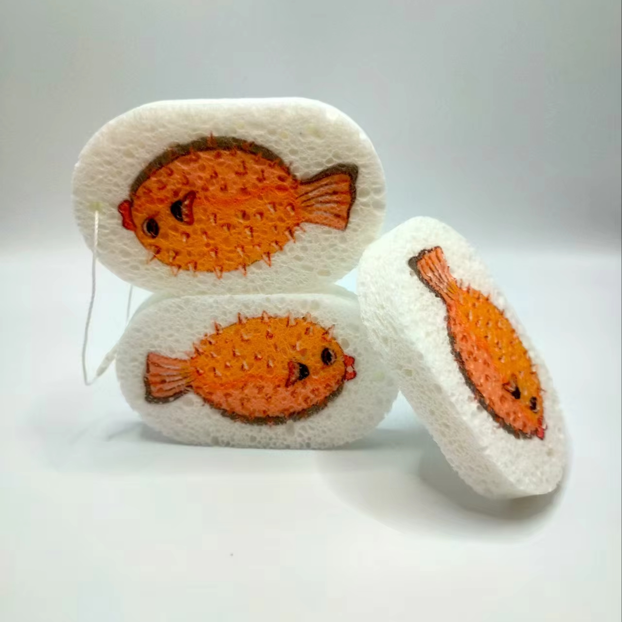 Nano Natural Biodegradable Kitchen Cleaning Sponge Scouring Pad Eco-Friendly 95% Water Absorption For Effective Cleaning