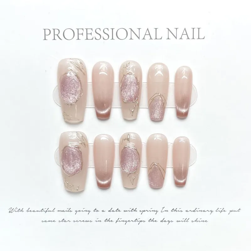 Nail Beauty Salon Manicure Patches Handmade Artificial Nail Acrylic Nail Products