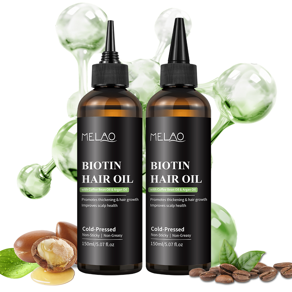 Natural Organic Vegan Scalp Hair Serum Anti Hair Loss Thickening Argan Oil Biotin Hair Growth Oil for Men