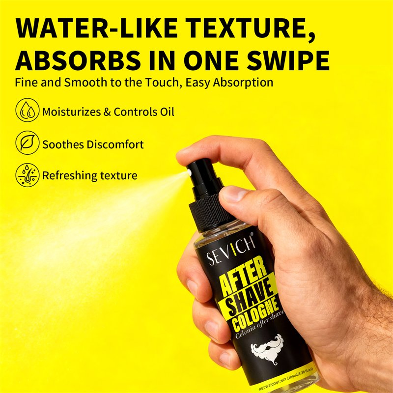 Safter Shave Cologne Men Beard Care Organic Moisturizes Smoothing Skin Barbers