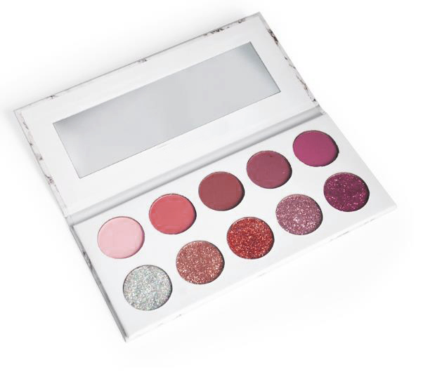 Professional 10 Color Makeup Eyeshadow and Glitter Palette Cosmetics