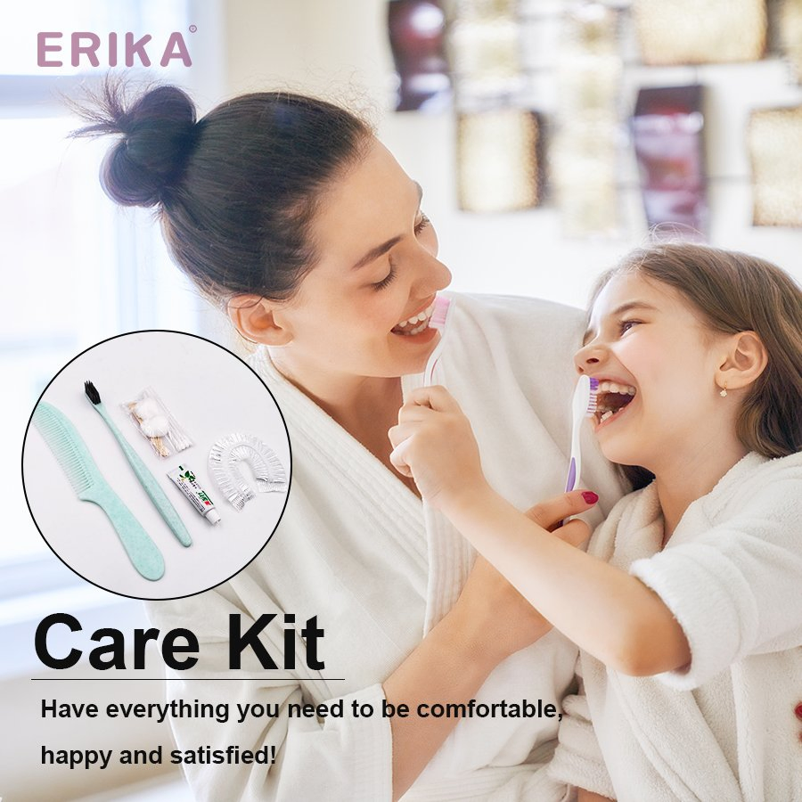 Five Star Hotel Kit Professional Comb Tooth Brush Shaver Care Kit Hotel Disposable Product