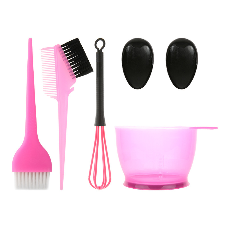 Disposable Hair Dye Set With Hair Tint Brushes and Hair Dye Mixing Bowl
