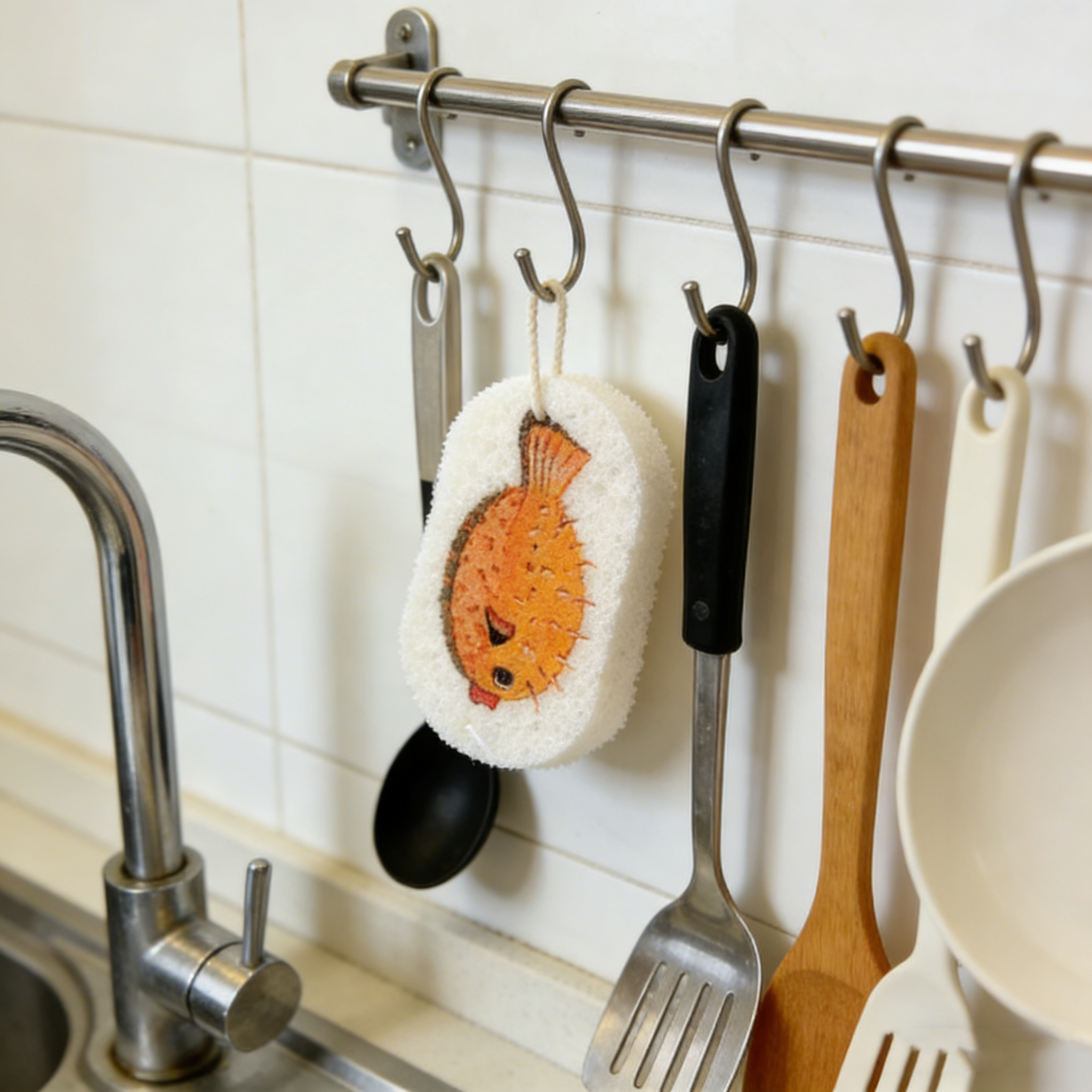 Nano Natural Biodegradable Kitchen Cleaning Sponge Scouring Pad Eco-Friendly 95% Water Absorption For Effective Cleaning