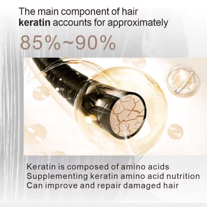 Customizable Straight Hair Repair Cream Argan Oil Vegan Herbal 100ml Amino Acids Nourishing Organic Nanoplastia Hair Treatment