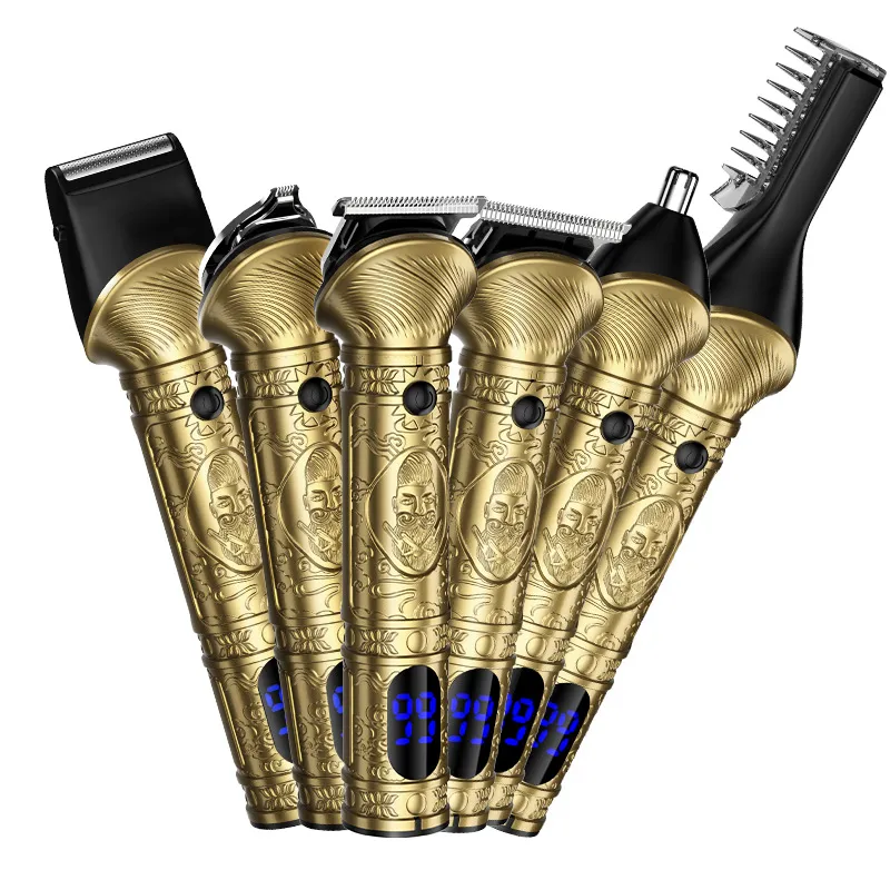 New Men's Barber High-Power Professional Electric Push Clippers Nose Hair Cutter Shaver