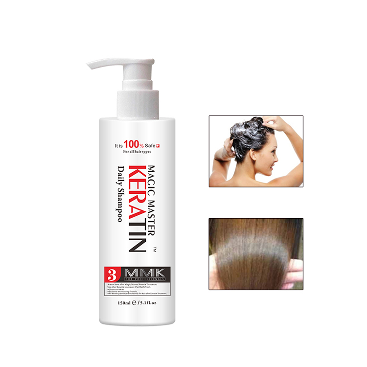 Organic Keratin Salon Hair Care Set Refreshing and Nourishing Anti-Dandruff Shampoo and Conditioner for Home Use