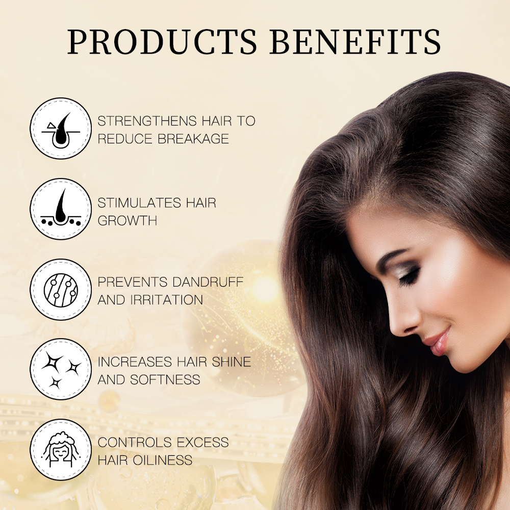 OEM Hair Care Set Restoration Growth Anti-Dandruff Argan Oil Rosemary Custom Keratin Shampoo and Conditioner Hair Growth Oil