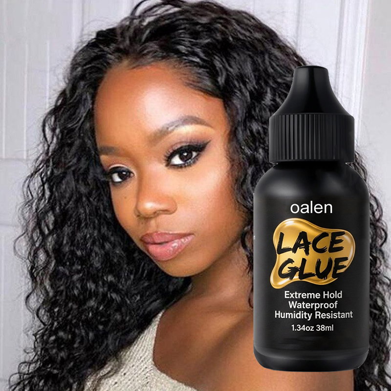 Oalen Invisible Wig Bonding Glue Black Lace Adhesive Water Oil-Resistant for Secure and Natural-Looking Strong Hold Long Lasting