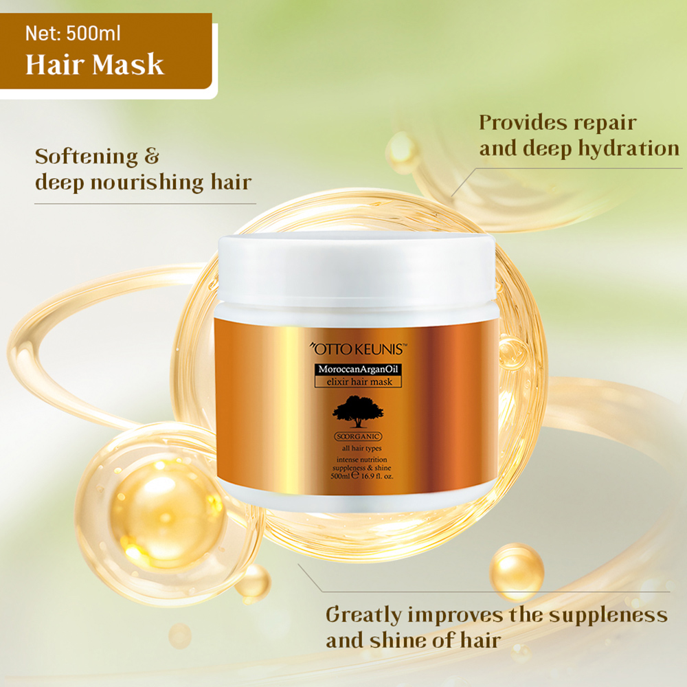 Professional Manufacturer Customization Private Label Salon Use Argan Oil Treatment Hair Care Shampoo Set for All Hair