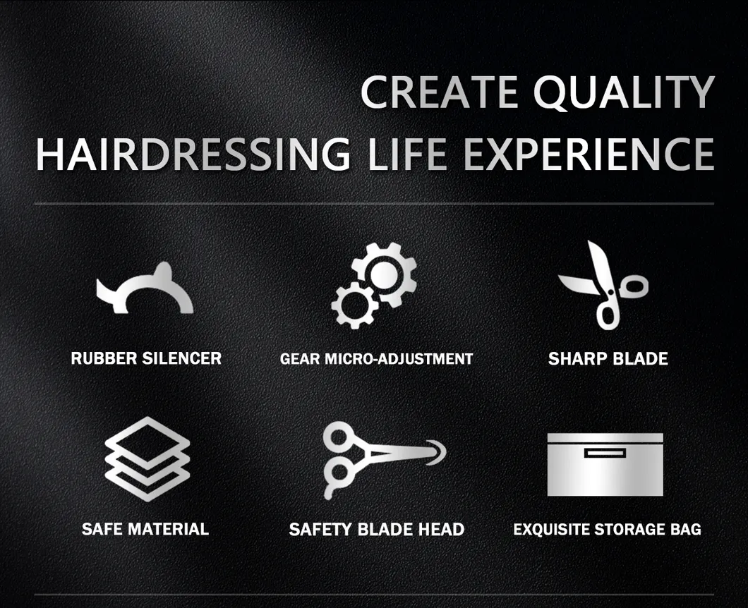 Four Sizes Scissor Black Professional Hairdresser Beauty Products Beauty Instrument