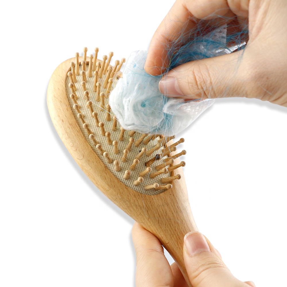 Beauty Salon Cleaning Wipes Disposable 50pcs/box Hair Brush Combs Cleaning Sheet Hairdresser Cushion Brush Sanitation Paper