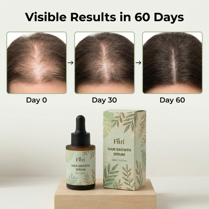 Customized Organic Squalane Nourishing Fast Hair Growth Regenerative Serum 2-IN-1 Formula Universal Hair Care Essence Oil