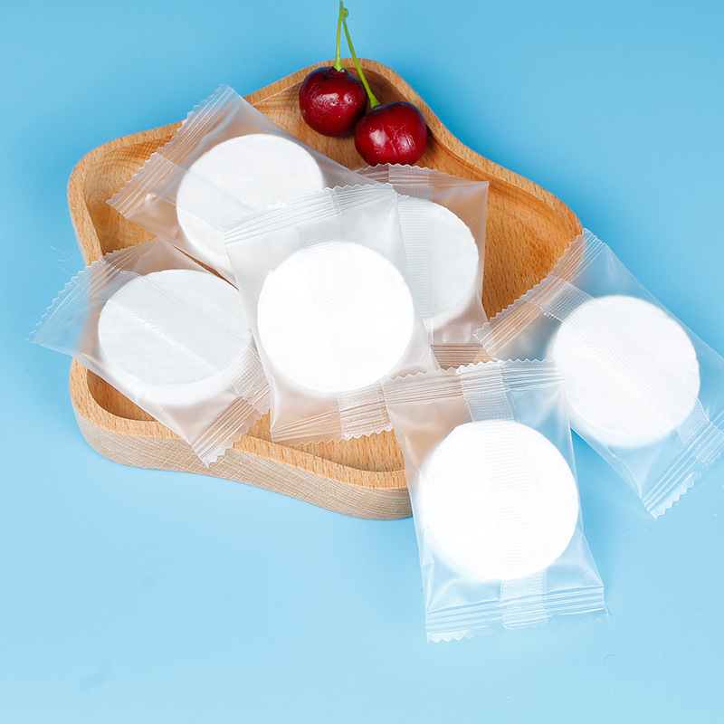 Eco-Friendly 100% Viscose&amp;Cotton Disposable Towels Compressed Wipe Tablets And Coin Towels
