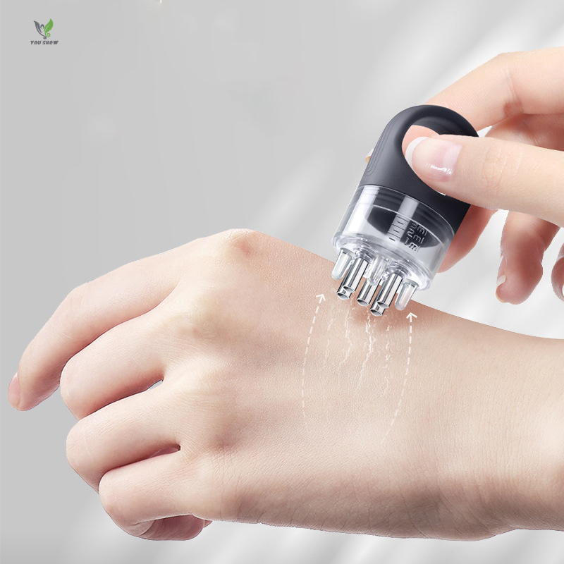 Scalp Brush Oil Hair Growth Products Root Comb Applicator Bottle Mini Soft Silicone Scalp Applicator Comb