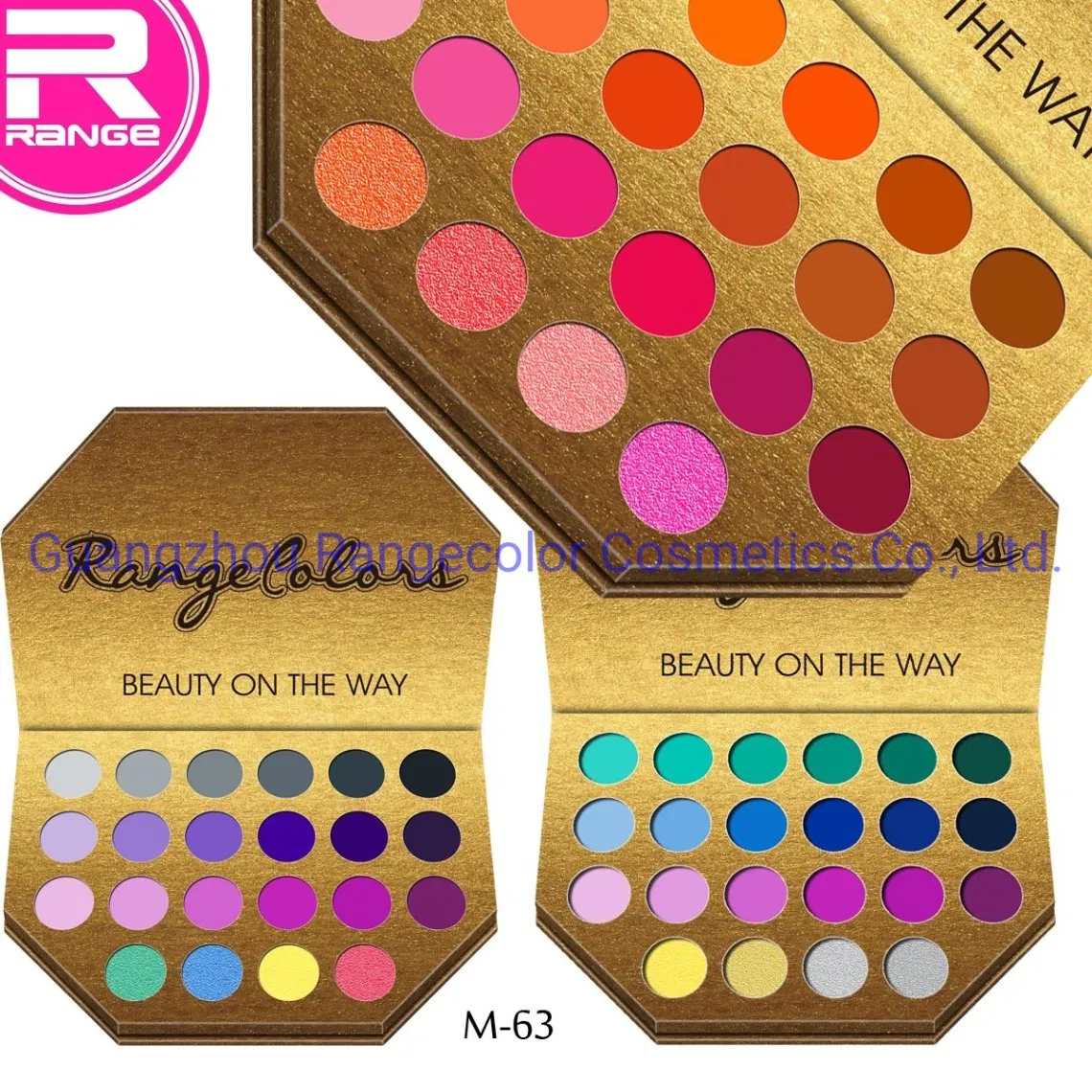Professional 5 Sides Shape 22colors Eyeshadow Customized Private Label Cosmetic