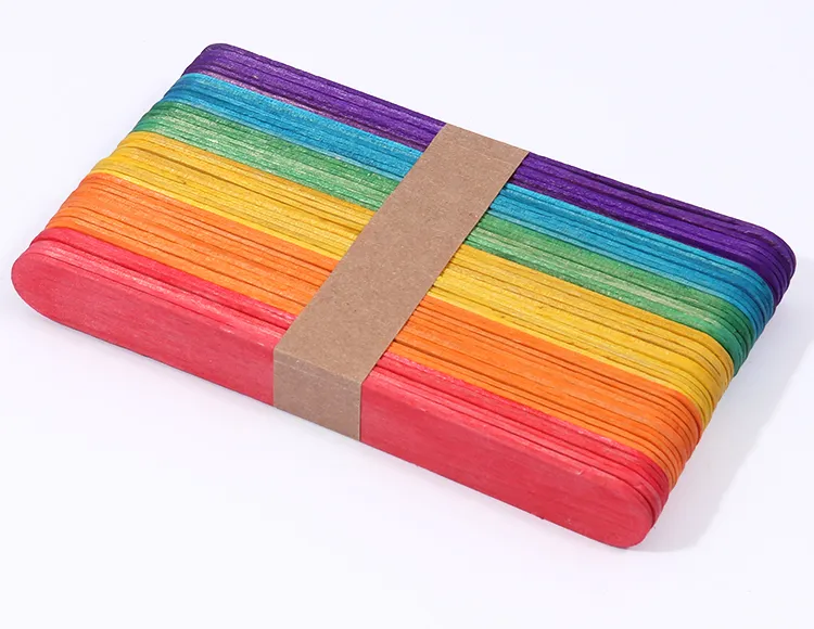 Colorful Wooden Craft Sticks