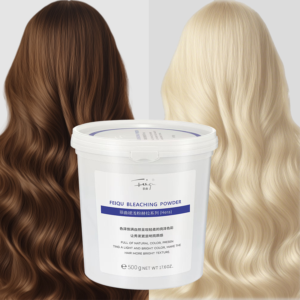 Feiqu Hera Series Professional Salon Use 500g Hair Bleach Powder Italy Dust-Free &amp; Ammonia-Free Hair Color