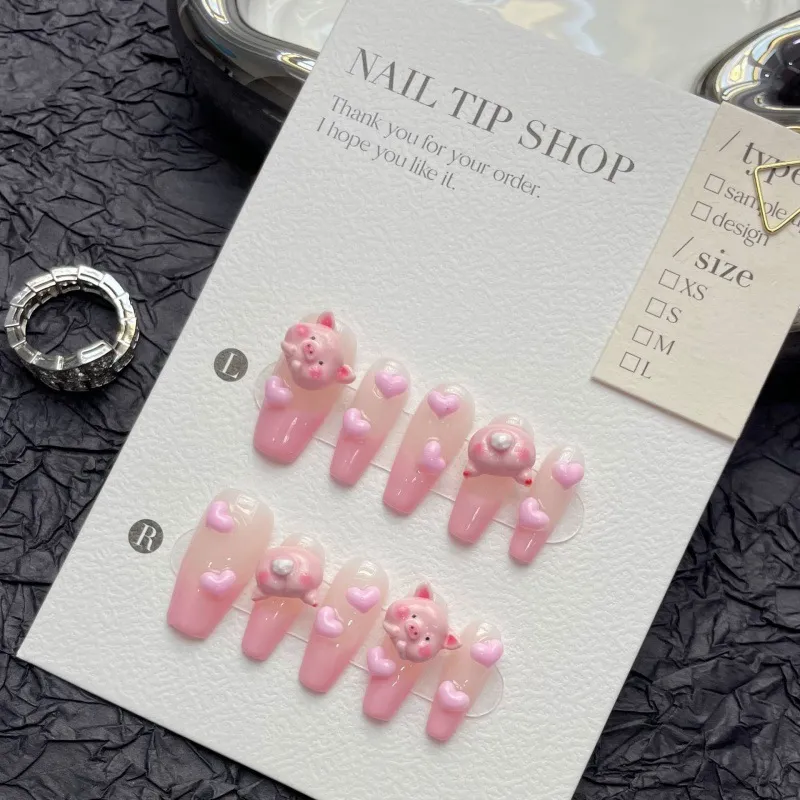 Nail Beauty Salon Manicure Patches Handmade Artificial Nail Acrylic Nail Products