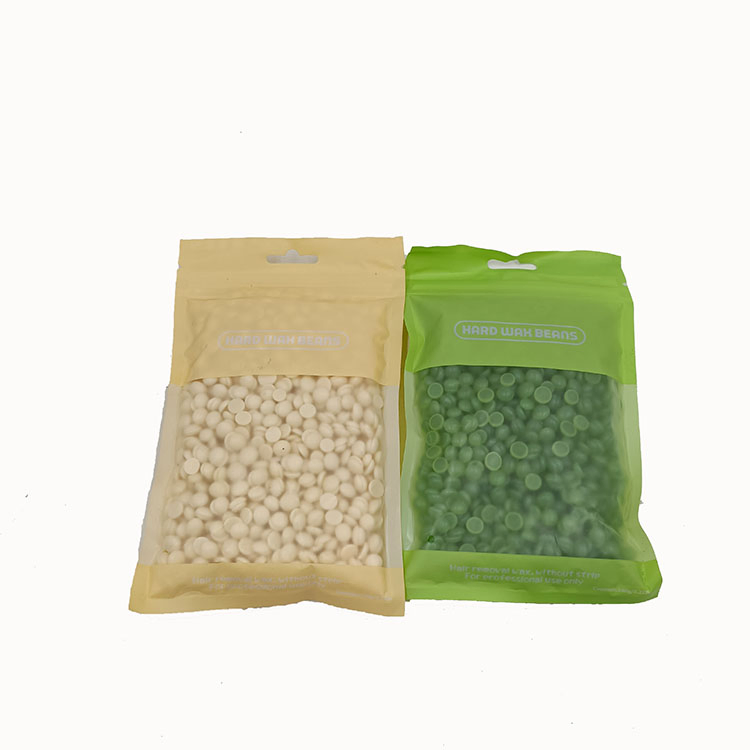 Customized Colorful Packaging Hard Wax Beans 100g Depilatory Wax Bead for Hair Removal Waxing for Bath
