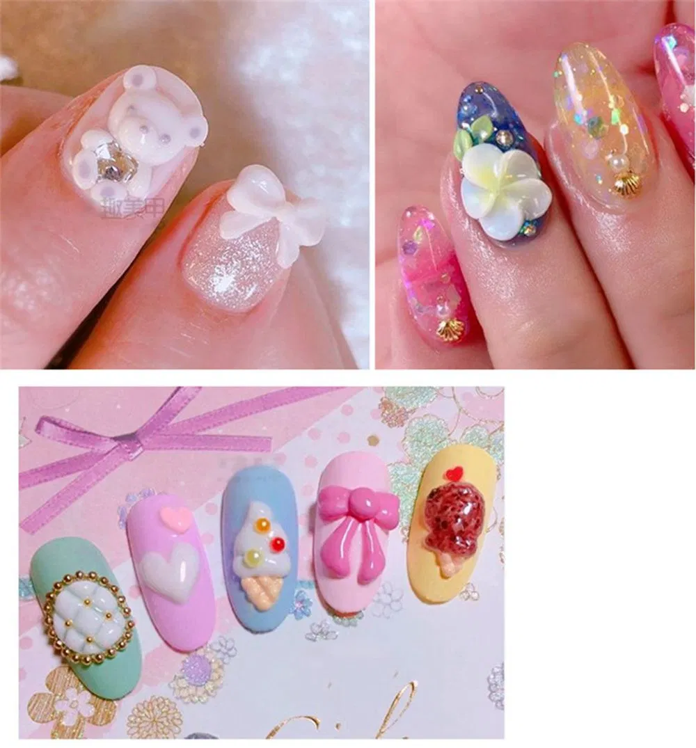 Acrylic 3D Nail Art Effect Display 2