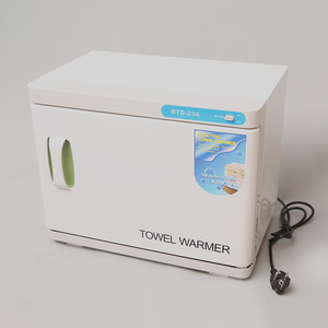 Beauty Salon Towel Warmer &amp; UV Ozone Disinfection Cabinet with Intelligent Control Front Opening