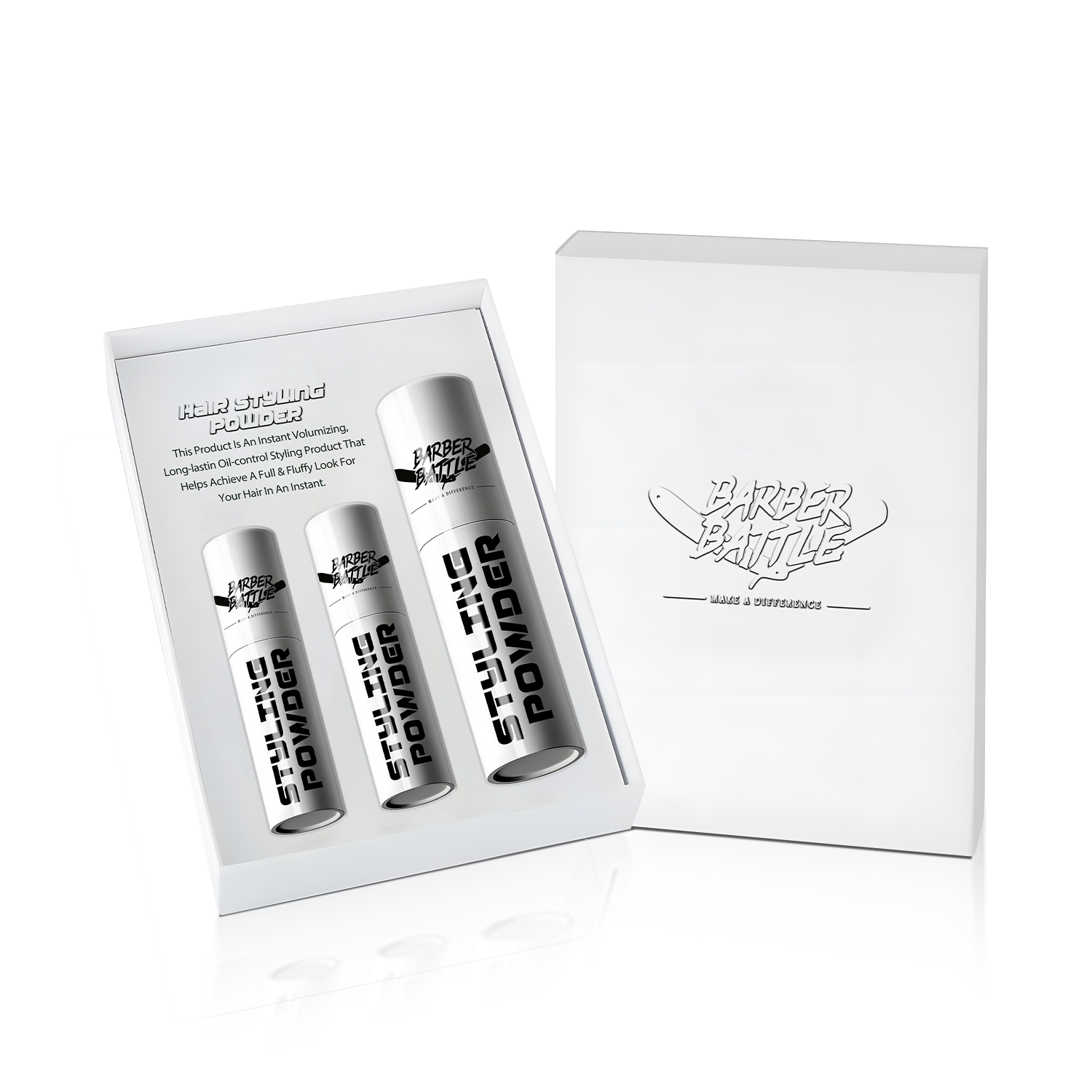 Medium or Strong Hold Hair Texturizing Powder Lightweight &amp; Volumizing Styling Powder with Matte Finish Add Texture