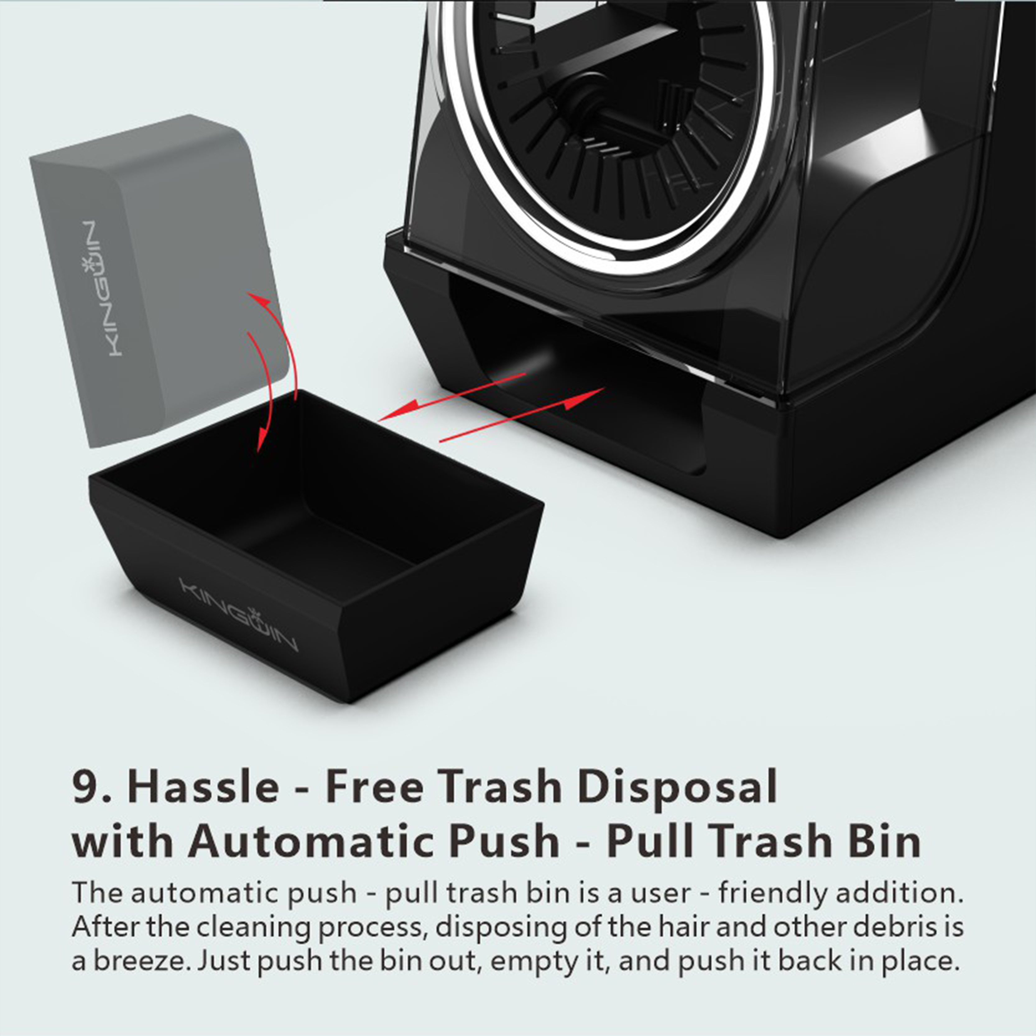 Automatic Hair Brush Cleaner Display 10