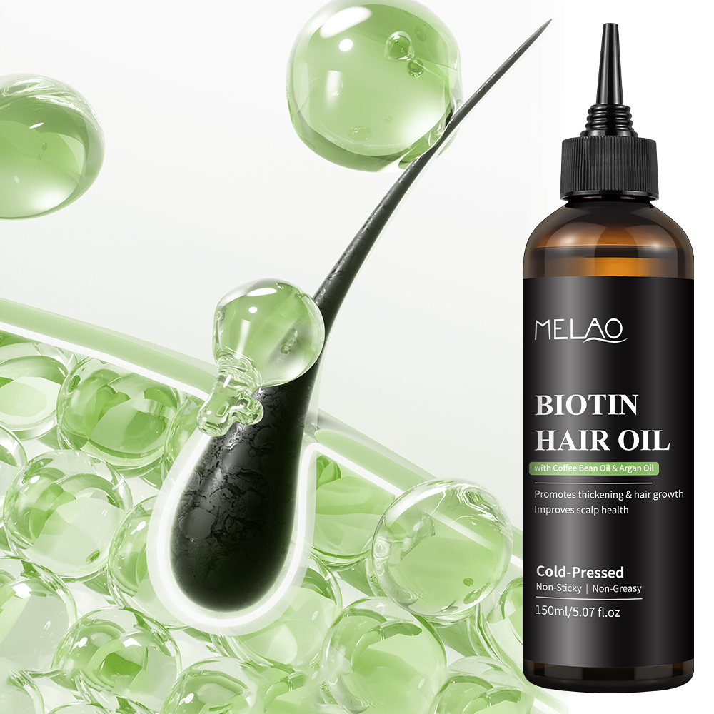 Natural Organic Vegan Scalp Hair Serum Anti Hair Loss Thickening Argan Oil Biotin Hair Growth Oil for Men