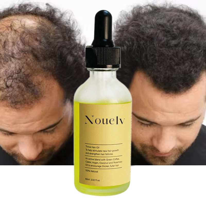 OEM Customized 60ml 100% Natural Organic Mix Herbs Argan Castor Oil Scalp Care Hair Products for Hair Growth Fuller