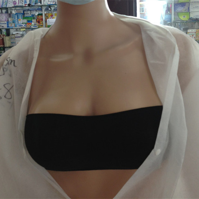 Hygiene Eco-Friendly Nylon Disposable Black Mesh Salon Bra for Spa and Beauty Use