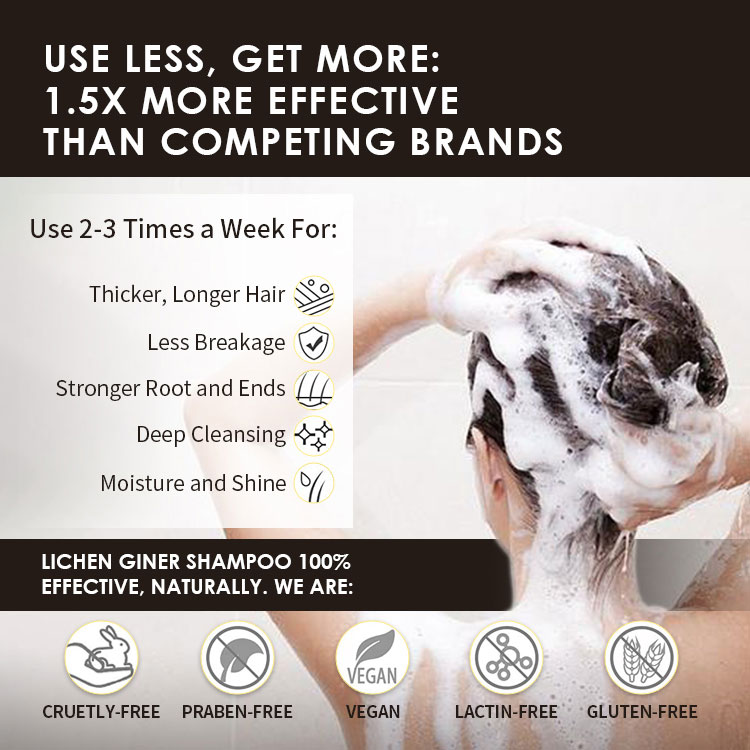 Best Seller Organic Fast Hair Growth Shampoo Ginger Private Label Hair Growth Shampoo And Conditioner