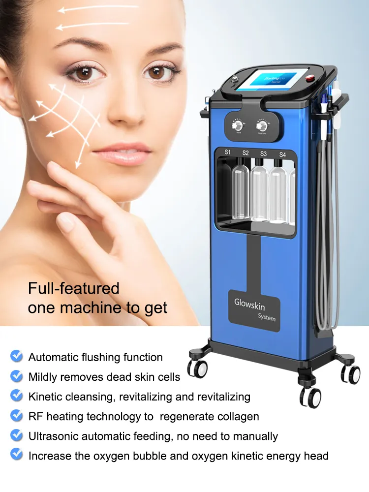 Professional 6 in 1 Blackhead Removal Deep Skin Cleaning Face Lifting Facial Microdermabraion Skincare Facial Machine