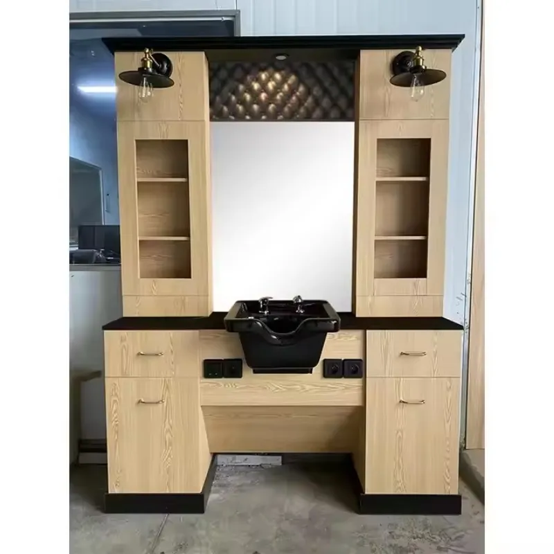 Hot Sale Modern Cheap New Design Hair Salon Hairdressing Mirrors Stations