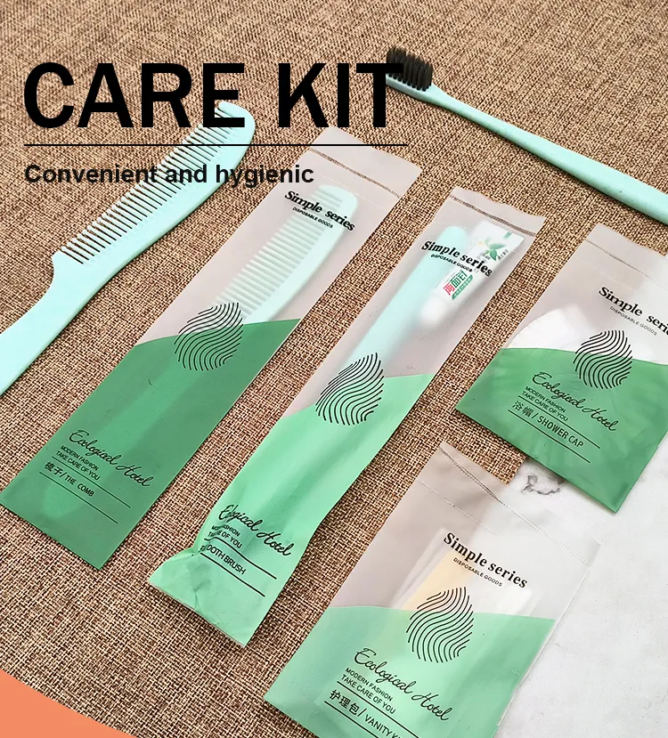Five Star Hotel Kit Professional Comb Tooth Brush Shaver Care Kit Hotel Disposable Product