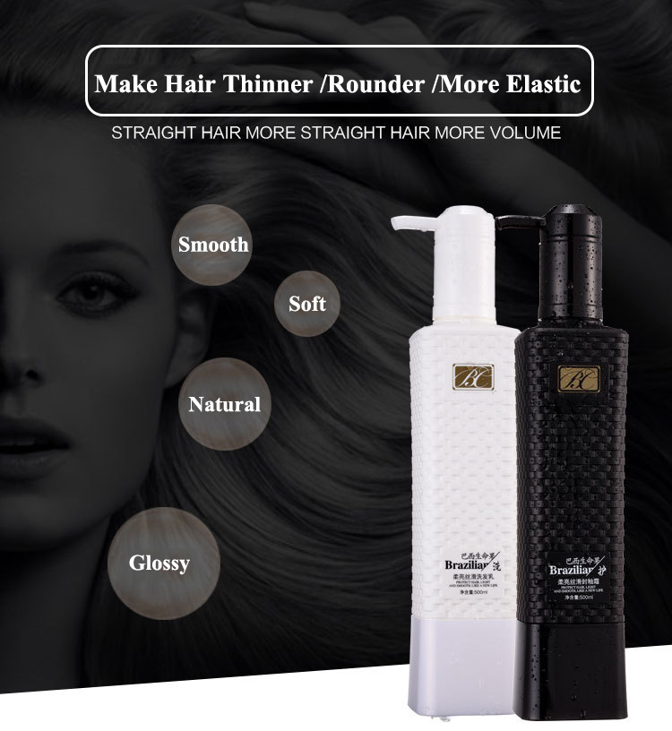 Salon Silk Keratin Protein Shampoo and Conditioner Details 1