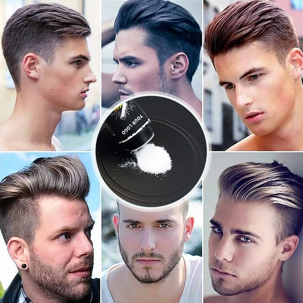 Low MOQ Private Label Custom Fluffy Powder Hair Styling Texturizing Powder for Men Texture Powder Unisex Plastic Jar No Hold 25g