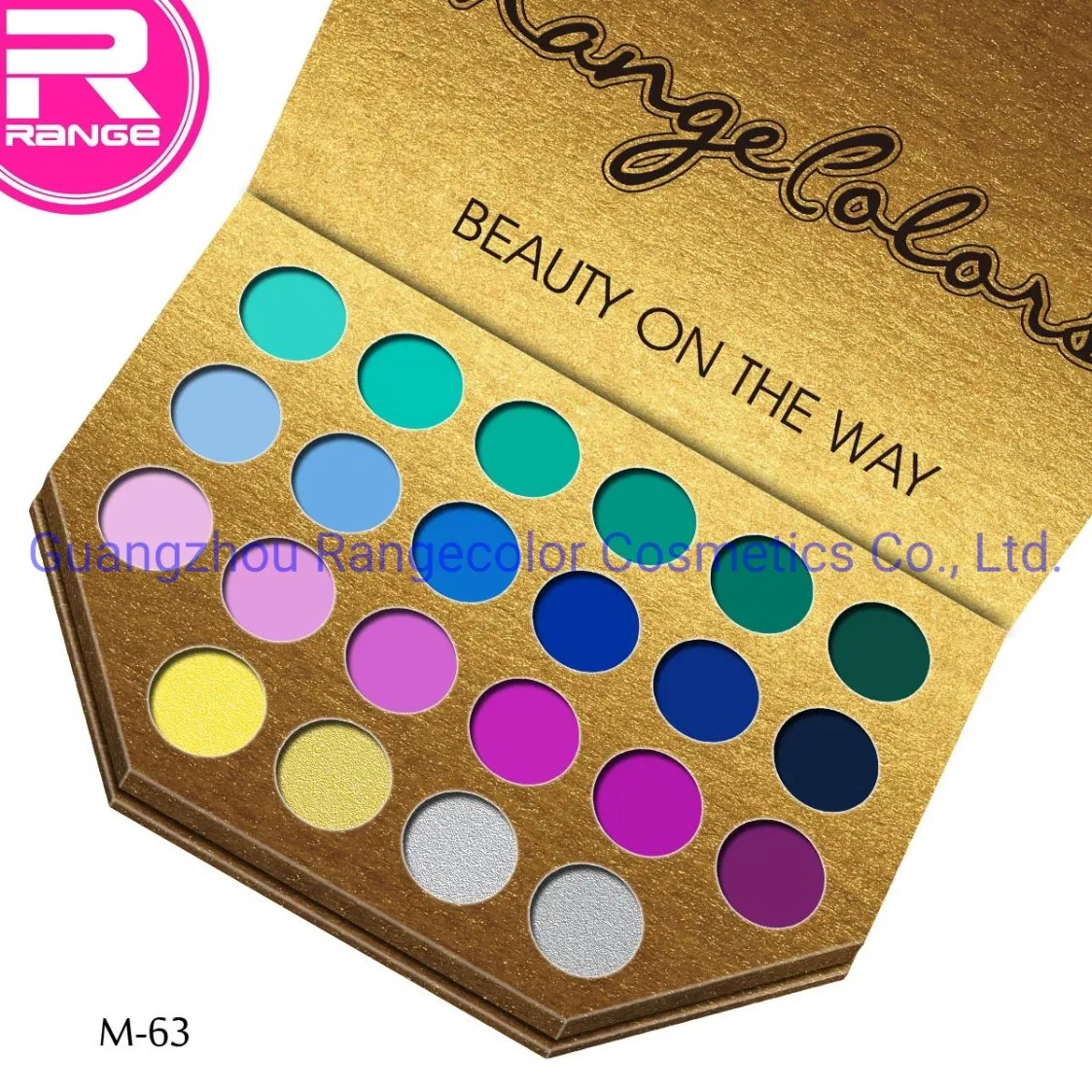 Professional 5 Sides Shape 22colors Eyeshadow Customized Private Label Cosmetic