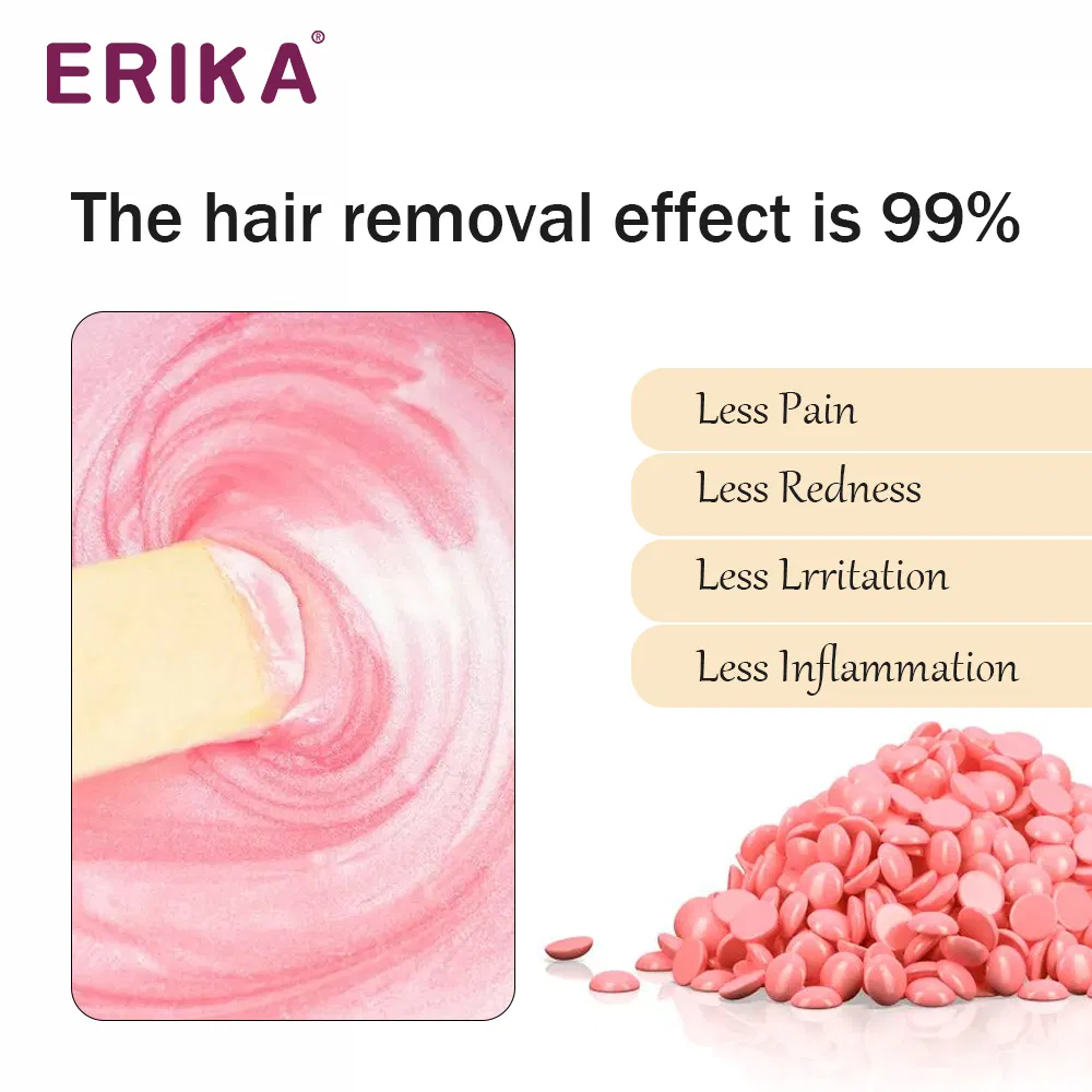New Formula 1kg Hard Wax Beans Hair Removal Rose Lavender Honey Waxing Beads for Depilatory Salon Personal Use