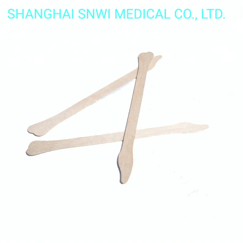 Medical Disposable Wood Waxing Hair Removal Wax Spatulas Wooden Tongue Depressor