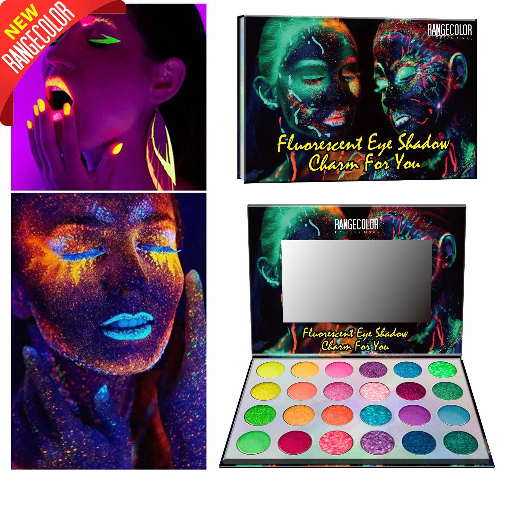 Professional Makeup Kit Cosmetics, Glitter Eyeliner, Glitter Eyeshadow, Complete Makeup Kit, Private Label Cosmetic