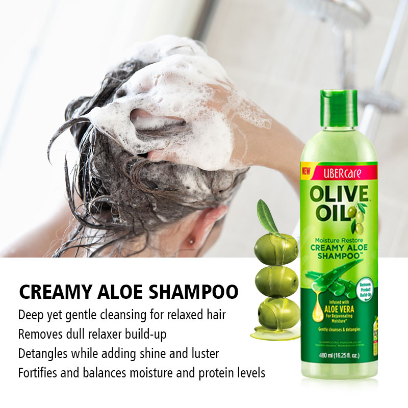 Hot Selling Professional Hair Salon Use Olive Oil Moisturizing Hair Shampoo and Conditioner