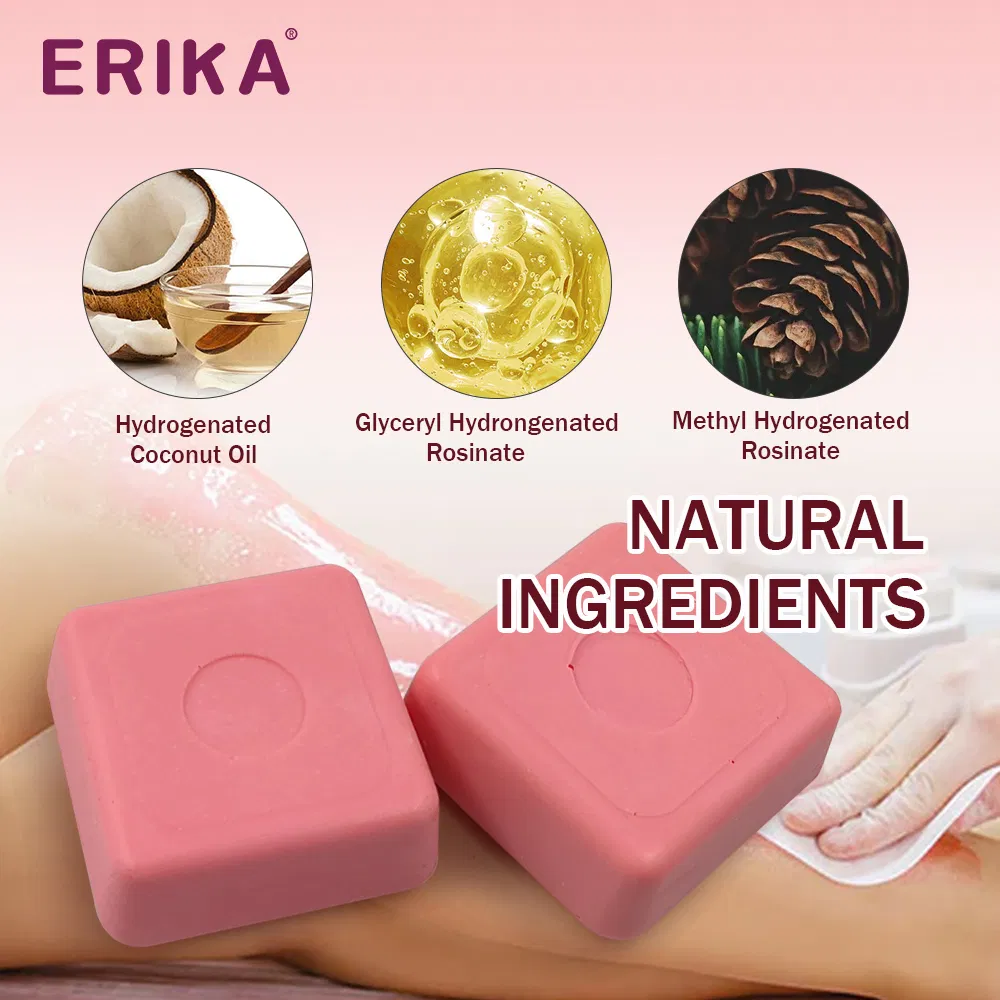 Factory Supply Hot Tablets Painless Hair Removal Blocks for Bikini Line Waxing Non-Strips Depilatory Wax Strawberry 500g
