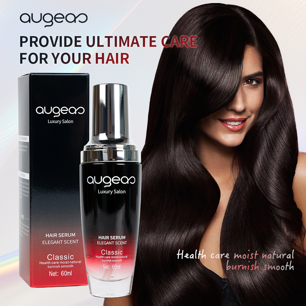 Oem augeas Essential Macadamia Rose Smoothing Keratin Fiber Hair-repairing Nourishing Serum Hair Care Oil