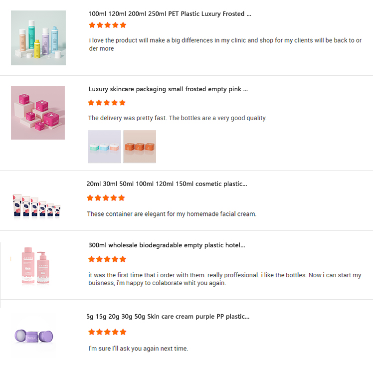 Customer reviews and high satisfaction rates