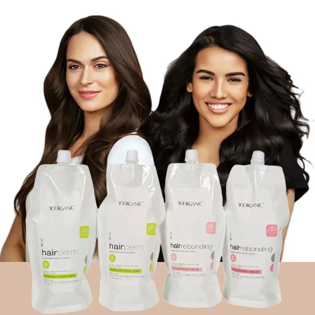 Professional Salon Use Curly Hair Care Products 1000ml*2 Hot Sell Hair Straightening Products