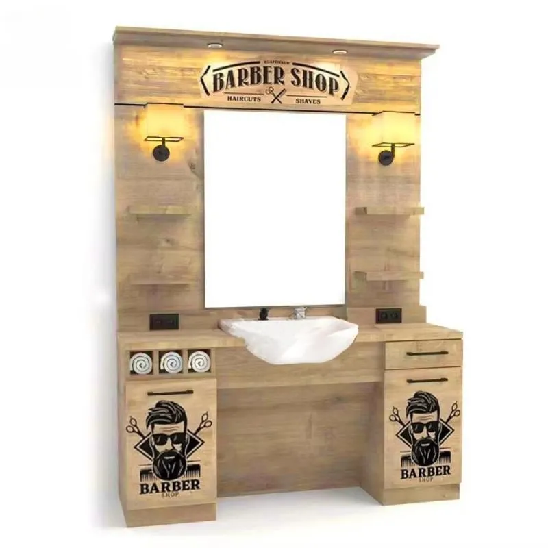 Hot Sale Modern Cheap New Design Hair Salon Hairdressing Mirrors Stations