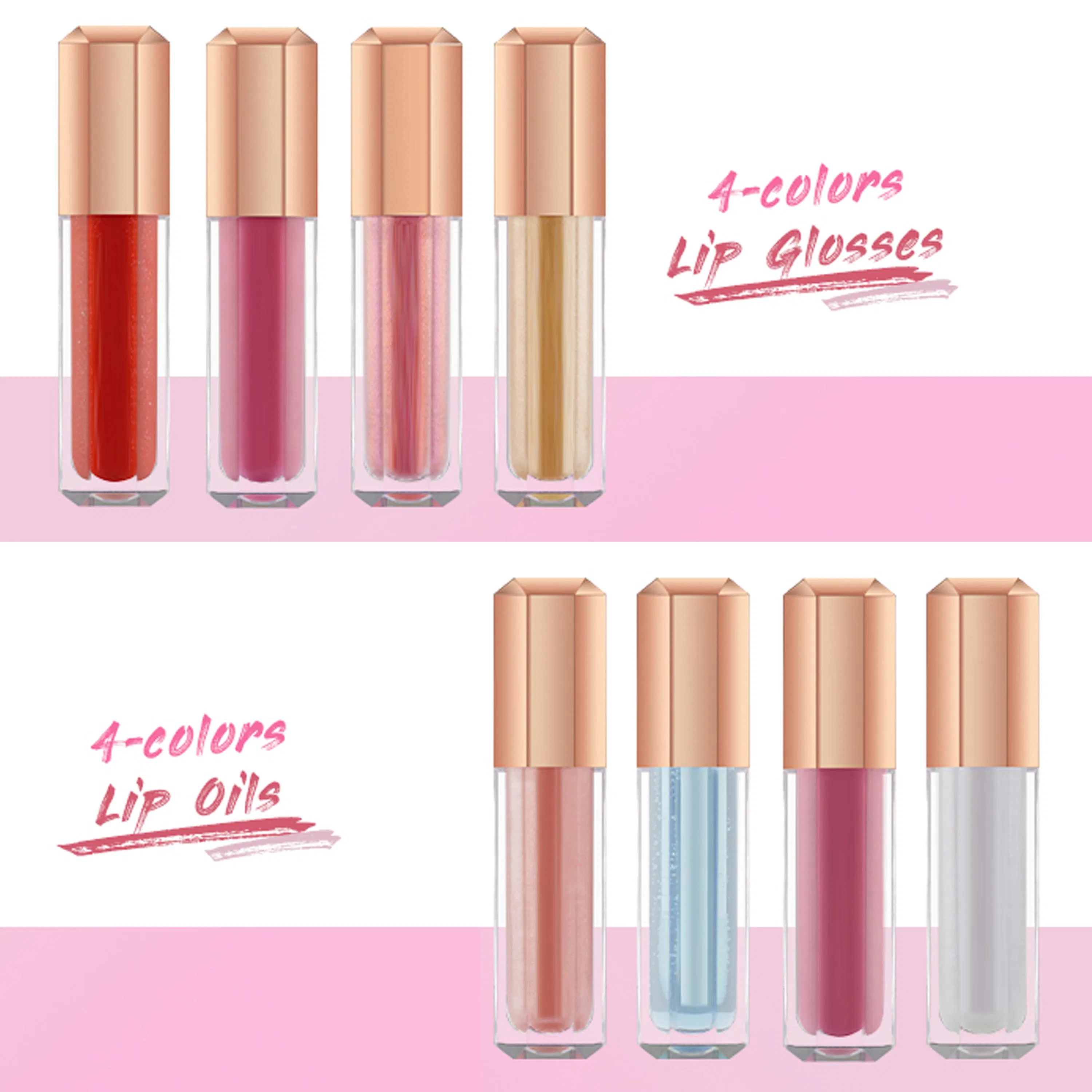 Professional Cosmetics16 PCS Makeup Set for Lip Glaze &Lip Oil&amp; Lip Gloss Collection