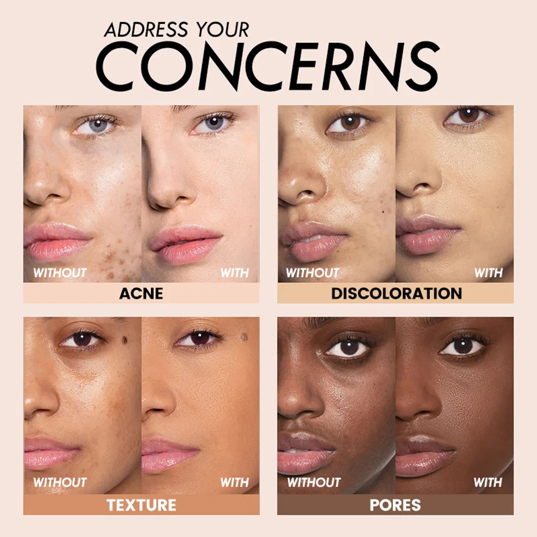OEM Custom Logo Daily Makeup Foundation Customized Cosmetics