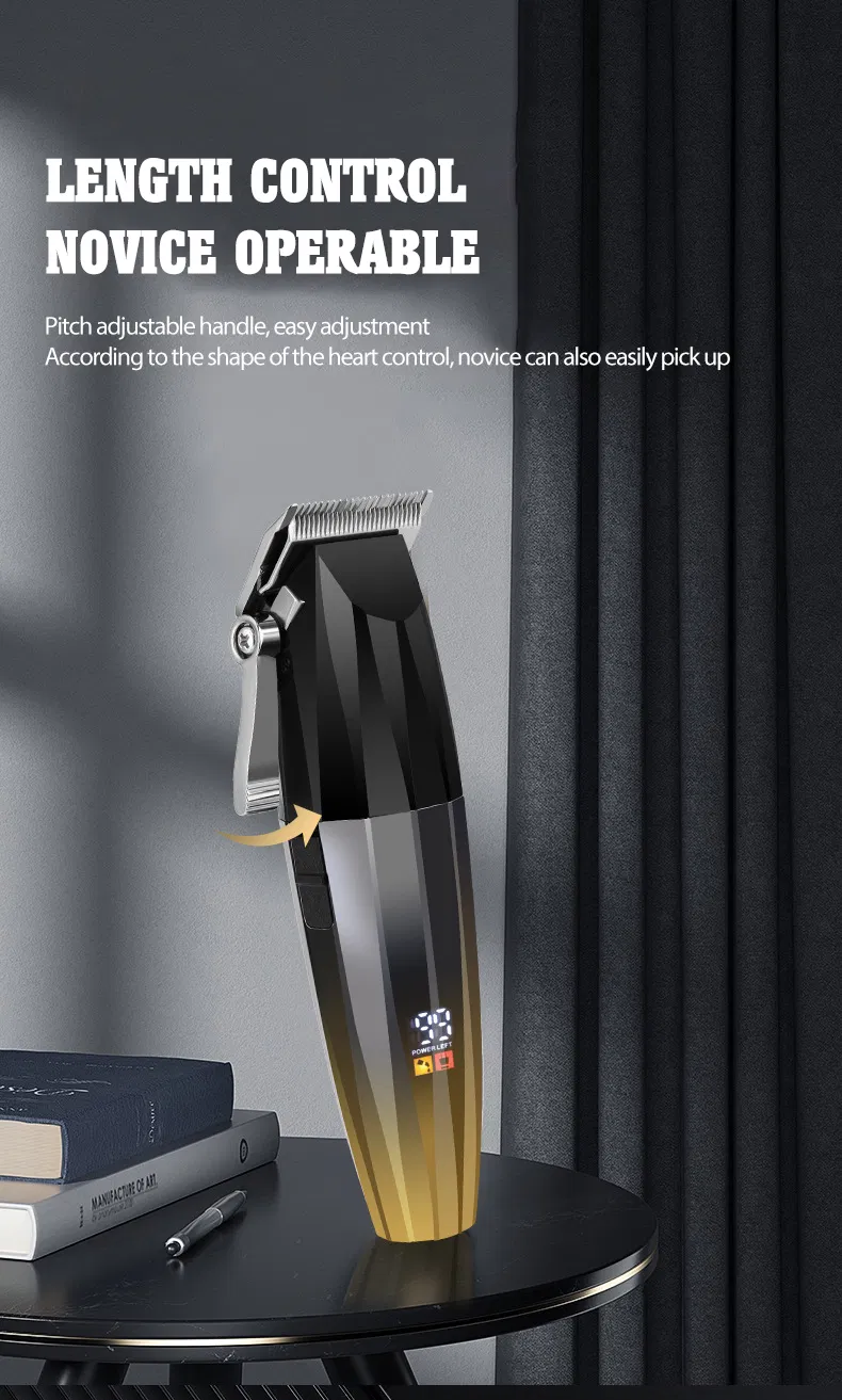 Hair Clippers Professional Mens Wireless 0mm Barbers Trimmer